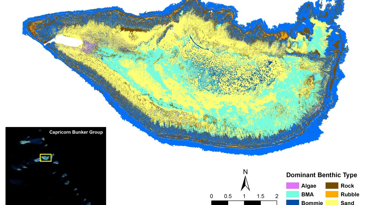 Heron Island Benthic Community Map